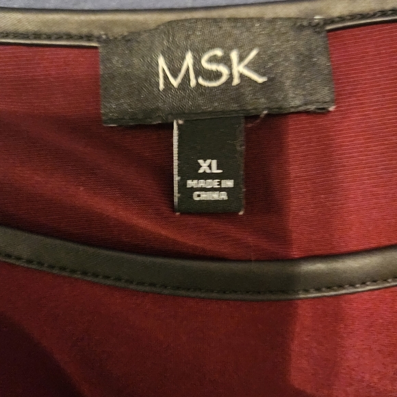 MSK Women's Butterfly 3/4 Sleeve Tunic - Picture 8 of 8